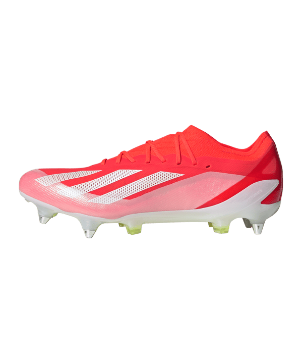 adidas X Crazyfast Elite SG Energy Citrus Rot Weiss Gelb - rot