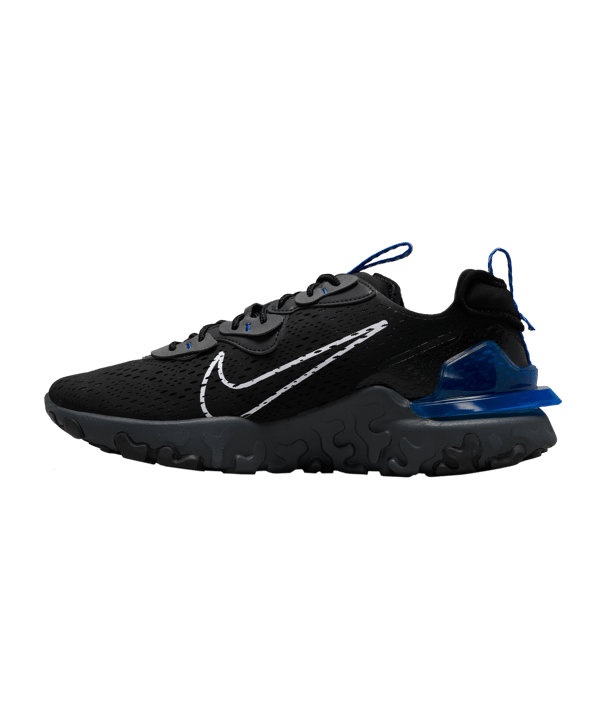 Nike React Vision Schwarz Weiss Blau F001 - schwarz