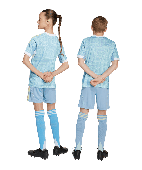 adidas Juventus Turin Short Away 2025/2026 Kids Blau - blau