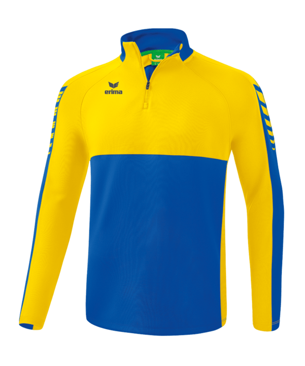 Erima Six Wings Trainingstop Blau Gelb - blau