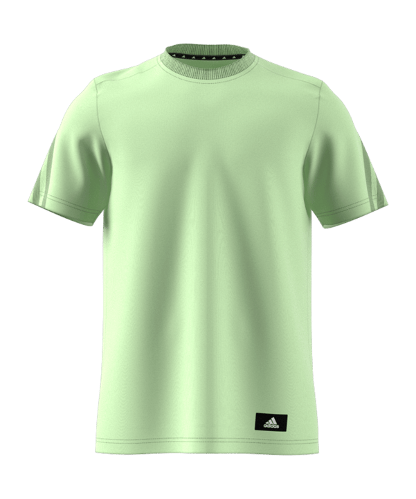 adidas 3 Stripes Future Icons T-Shirt Grün - hellgruen
