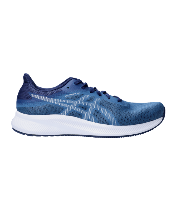 Asics Patriot 13 Blau Weiss F400 Laufschuh - blau