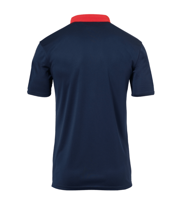 uhlsport Offense 23 Poloshirt Kids Blau Rot F10 - blau