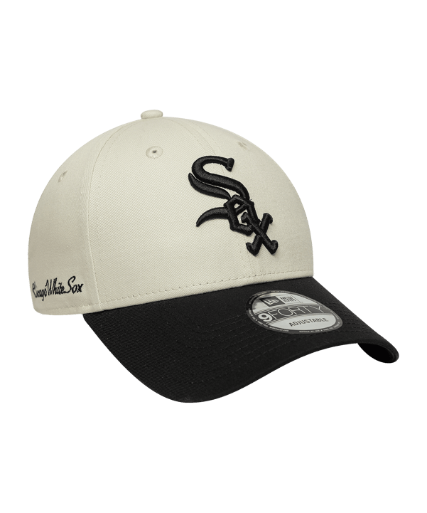 New Era MLB Chicago White Sox Side Script 9Forty Cap Beige - beige