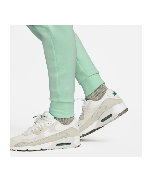 Nike Tech Fleece Jogginhose Türkis Weiss F379 - tuerkis