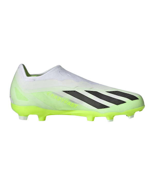 adidas X Crazyfast.1 LL FG Crazyrush Kids Weiss Schwarz Gelb - weiss