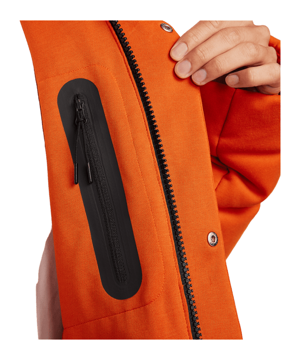 Nike Tech Fleece Jacke Orange F893 - orange