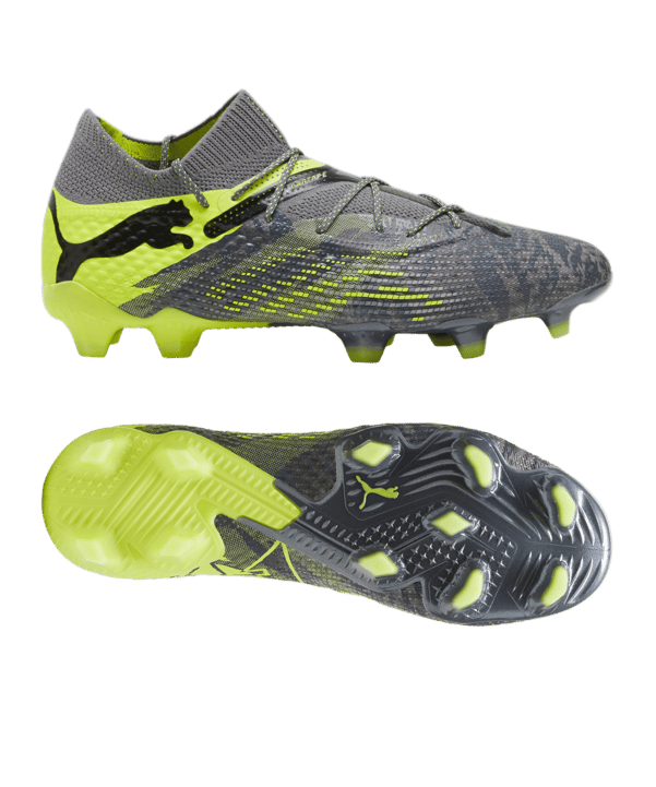 PUMA FUTURE 7 Ultimate Rush FG/AG Grau Grün F01 - grau