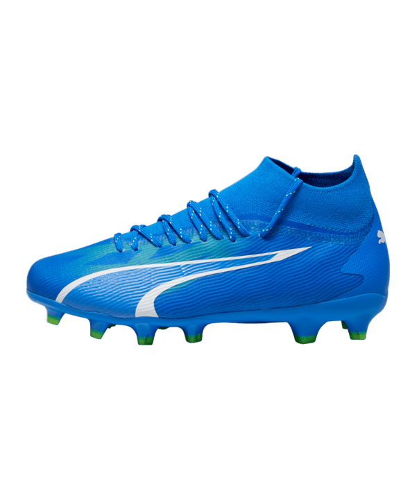 PUMA ULTRA Pro FG/AG Jr Gear Up Kids Blau Weiss F03 - blau