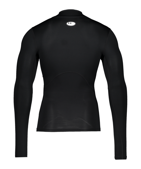 Under Armour Baselayer HG Comp Mock Longlseeve T-Shirt Schwarz F001 - schwarz