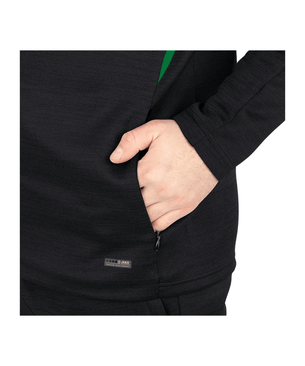 JAKO Challenge Freizeit Kapuzenjacke Grün F503