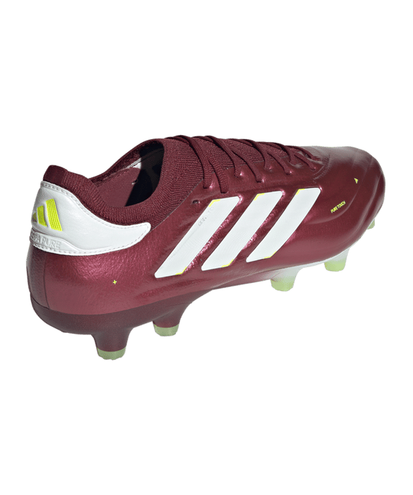 adidas COPA Pure 2 Elite KT FG Energy Citrus Rot Weiss Gelb - rot