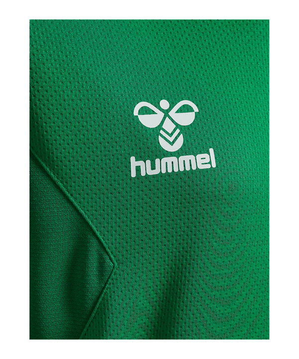 Hummel Authentic Pl Hoody Kids Grün F6235 - gruen