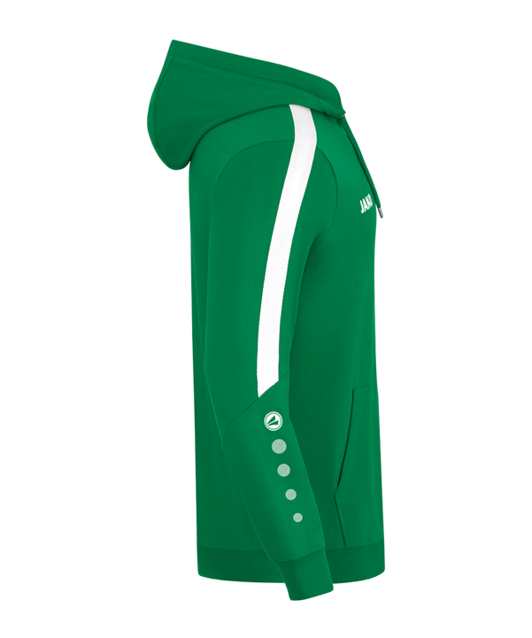 JAKO Power Hoody Kids Grün Weiss F200 - gruen