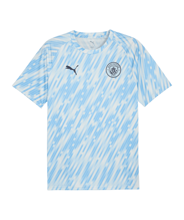 PUMA Manchester City Warm Up T-Shirt Blau F10 - blau