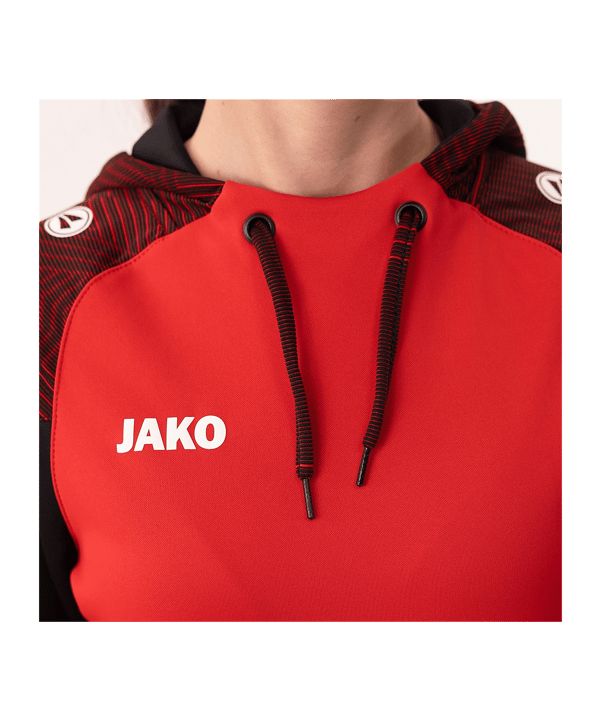 JAKO Hoody Donna Rosso C101 - rosso
