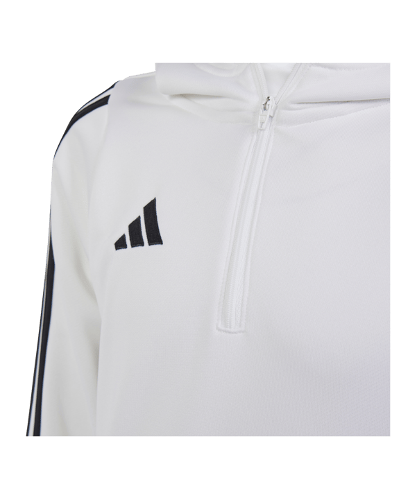 adidas Tiro 24 Training Hoody Kids Weiss Schwarz - weiss
