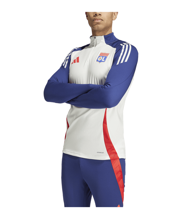 adidas Olympique Lyon Sweatshirt Weiss - weiss