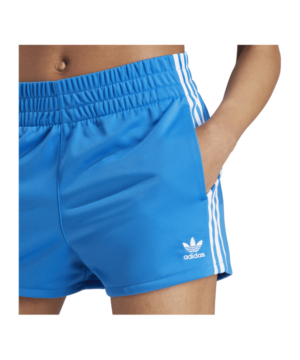 Adidas Women's Adidas Shorts Hellblau Damen Own The Run 3S