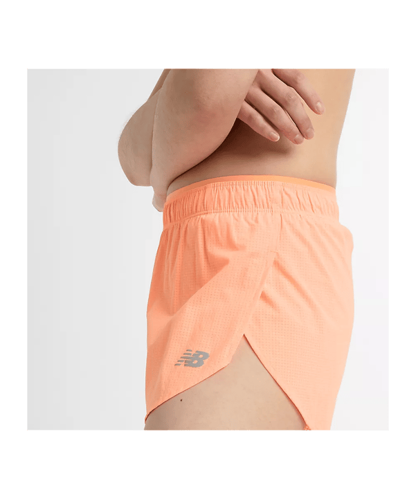 New Balance RC Ultra Light Split 3 In Laufshort Damen Orange - orange