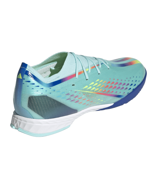 adidas X Speedportal.1 IN Al Rihla Türkis Blau - blau