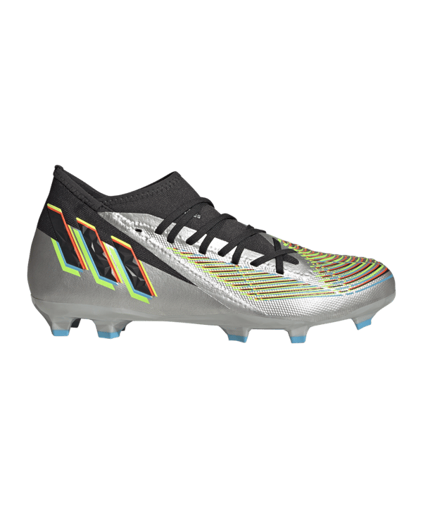 adidas Predator EDGE.3 FG Beyond Fast Silber Schwarz Grün - silber