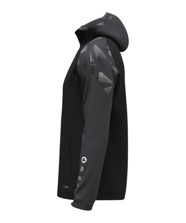 JAKO Sonic Kapuzenjacke Schwarz F801 - schwarz