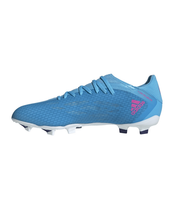 adidas X SPEEDFLOW.3 FG Sapphire Edge Blau Pink Weiss - blau