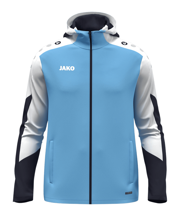 JAKO Dynamic Kapuzenjacke Kids Blau F431 - blau