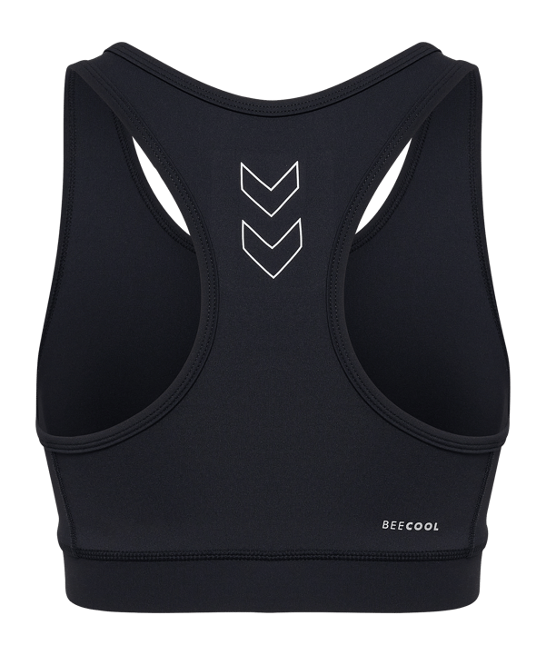 Hummel Te Fundamental Sport-BH Damen Schwarz F2312 - schwarz