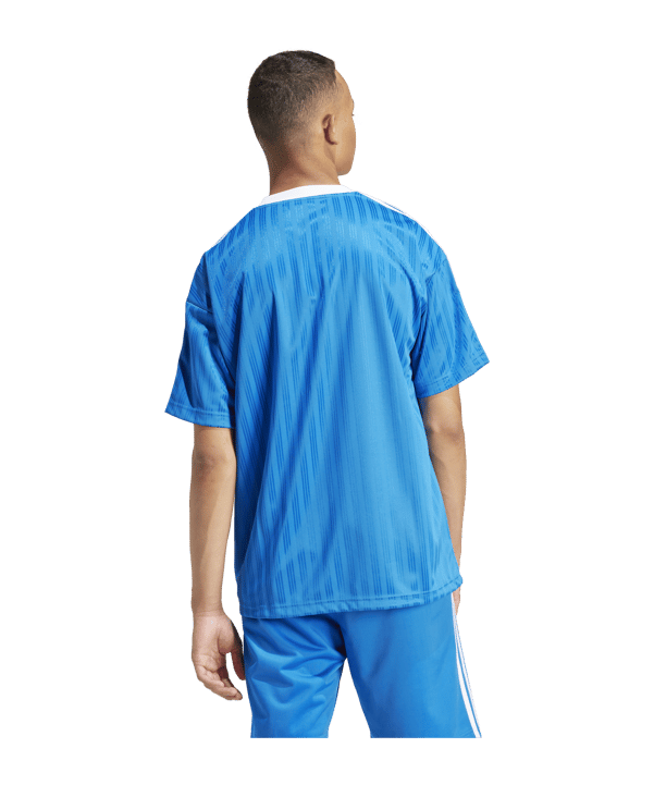 adidas Originals Adicolor Poly T-Shirt Blau Weiss - blau