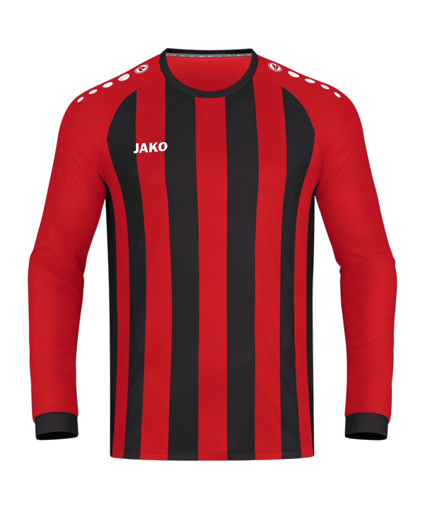 JAKO Inter Trikot langarm Rot Schwarz F111 - rot
