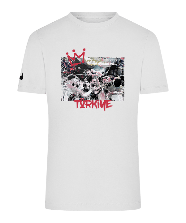 Nike Turkey TFF Team Success T-Shirt Weiß F100 - weiss