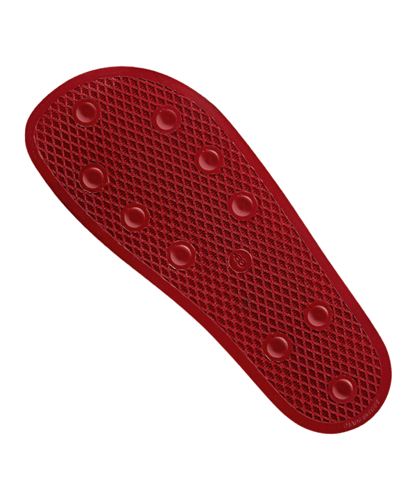 adidas Originals Adilette Badelatschen Rot Weiss - rot