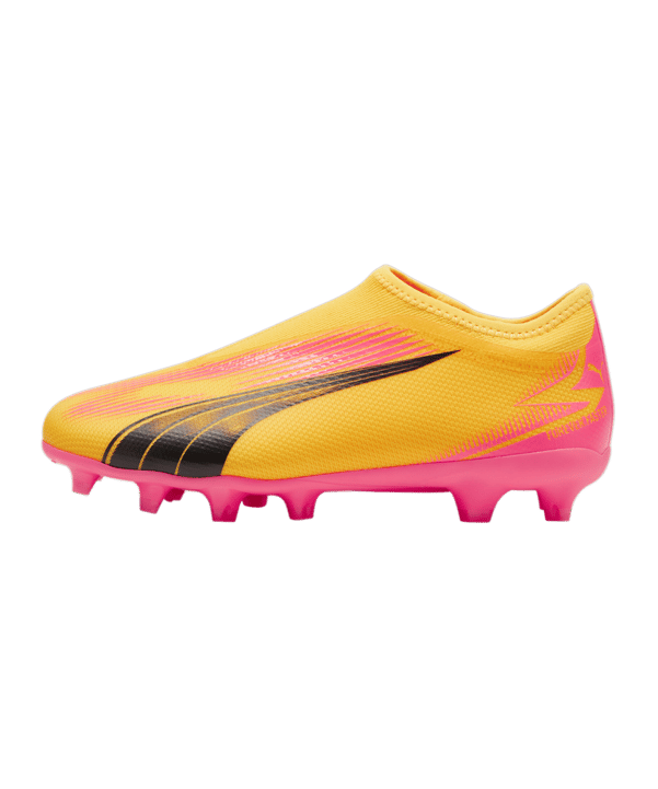 PUMA ULTRA Match LL FG/AG Jr Kids The Forever Faster Orange Schwarz F03 - orange
