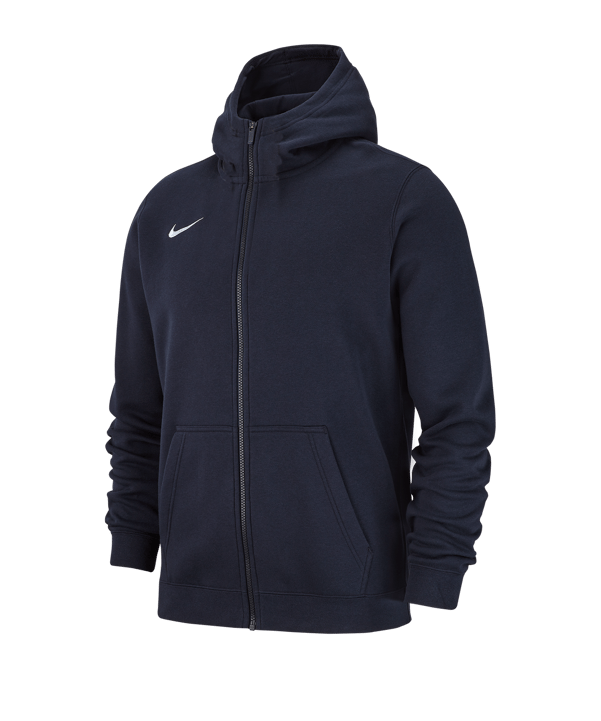 Nike Club 19 Fleece Kapuzenjacke Kids Blau F451 - blau