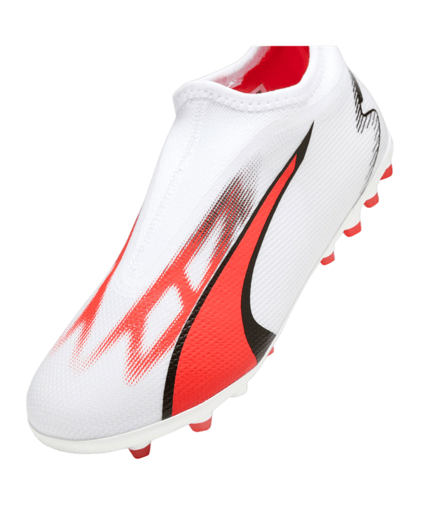 PUMA ULTRA Match LL MG Breakthrough Jr Kids Weiss Rot F01 - weiss