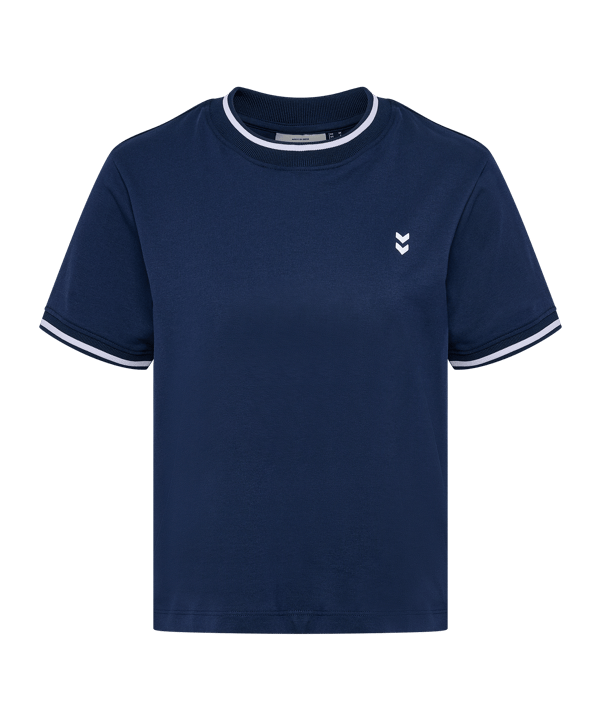Hummel Pulse Retro T-Shirt Damen Blau F7459 - blau