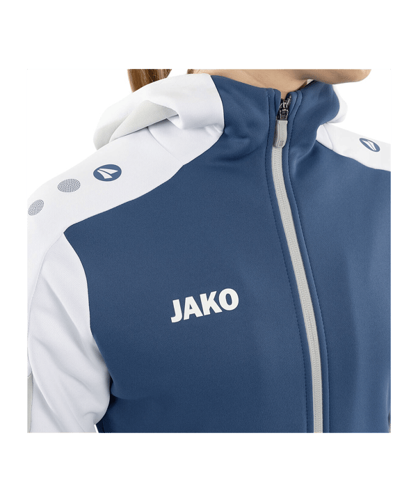 JAKO Dynamic Kapuzenjacke Damen Blau F921 - blau