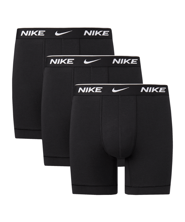 Nike Cotton Brief Boxershort 3er Pack FUB1 - schwarz