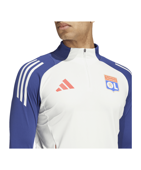 adidas Olympique Lyon Sweatshirt Weiss - weiss