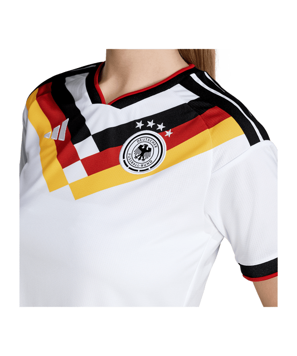 adidas DFB Deutschland Cropped Trikot Home WM 2026 Damen Weiß - weiss