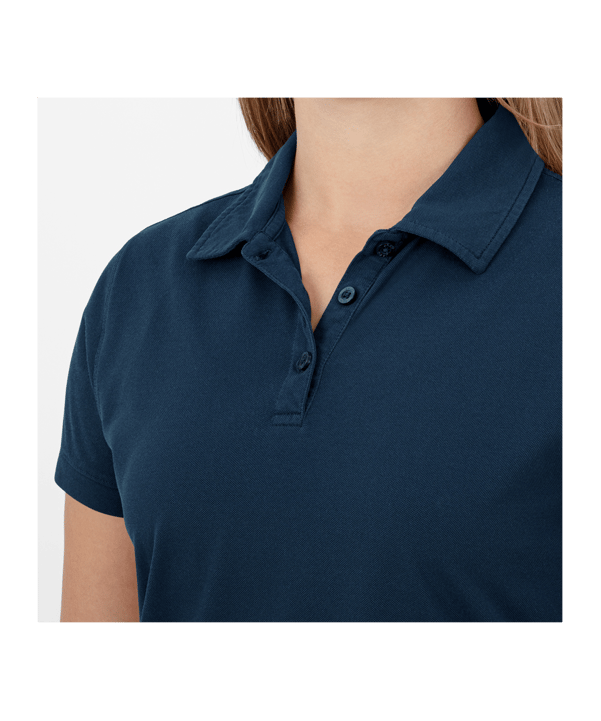 JAKO Doubletex Poloshirt Damen Blau F900 - blau