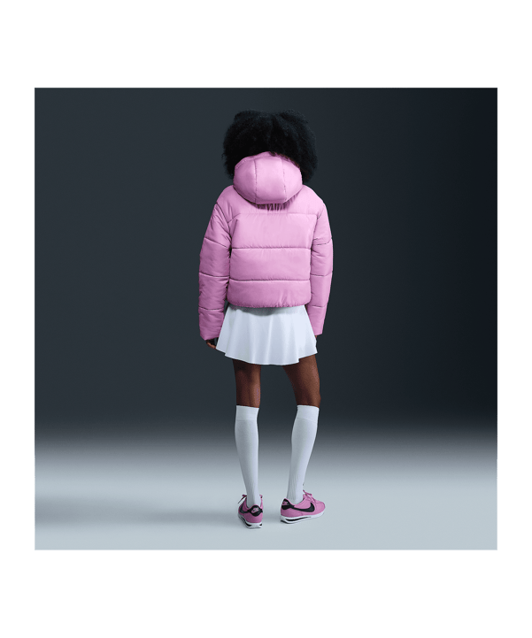 Nike Synthetic Puffer Jacke Damen Pink F632 - rosa