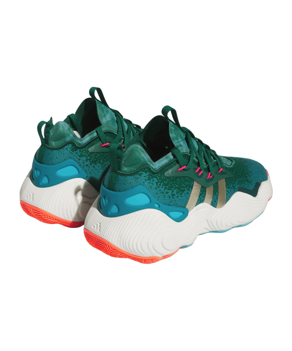 adidas Trae Young 3 Grün Gold - gruen