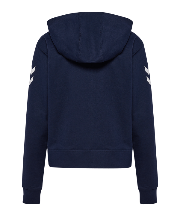 Hummel Go 2.0 Chevron Kapuzenjacke Damen Blau F7026 - blau