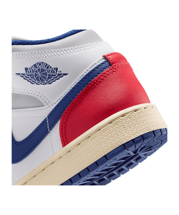 Nike Air Jordan 1 Mid Kids Weiß F102 - weiss