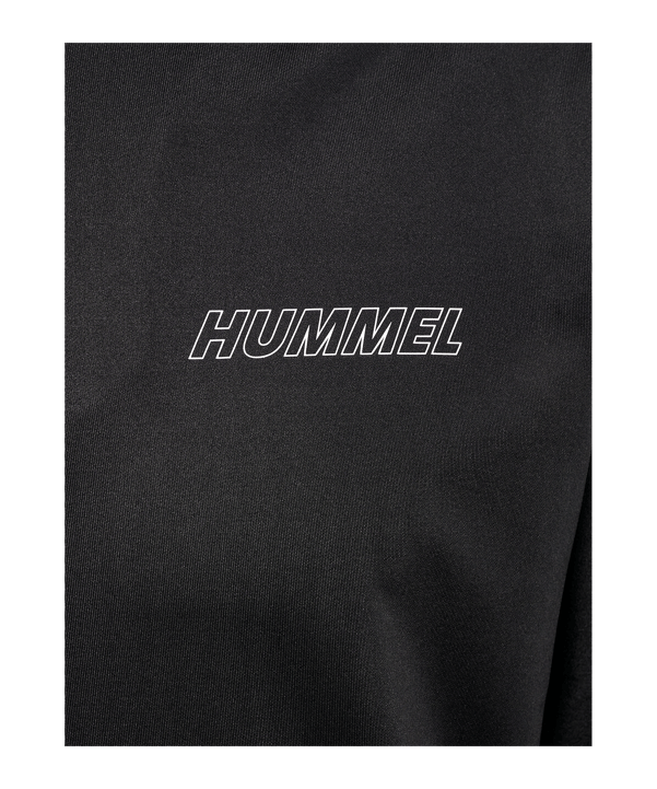 Hummel hmlTE STRENGTH HalfZip Sweatshirt Schwarz F2001 - schwarz