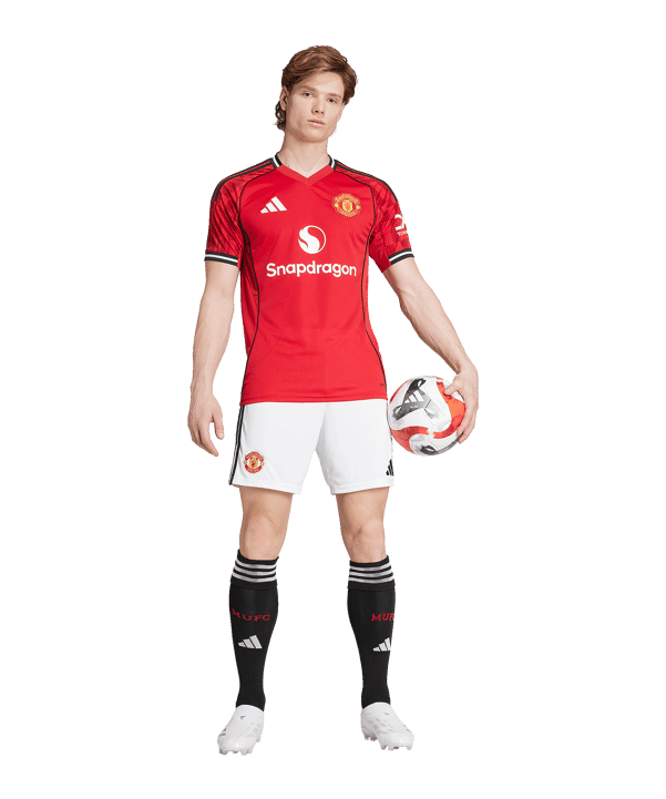 adidas Manchester United Short Home 2025/2026 Weiß - weiss