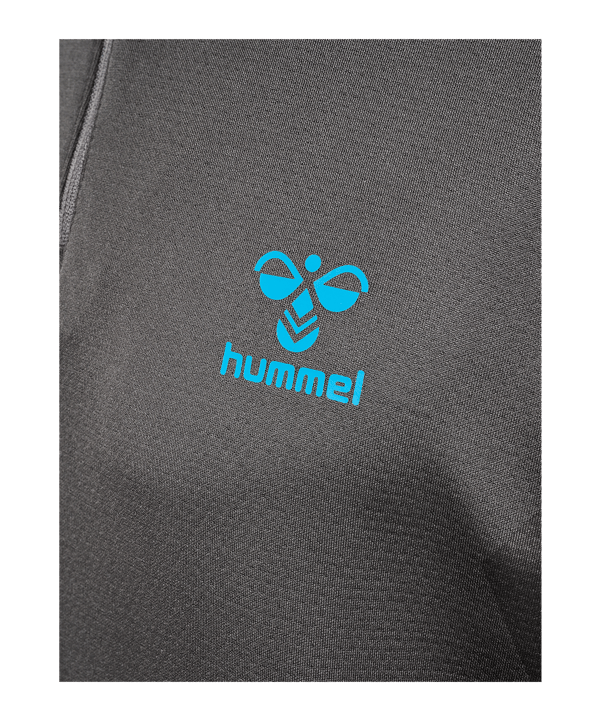 Hummel Staltic Poly Half Zip Sweatshirt Grau F1025 - grau